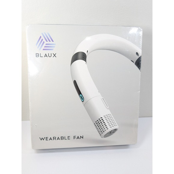 Blaux Other - Blaux Wearable AC Plus Neckband Fan Portable New In Box‎